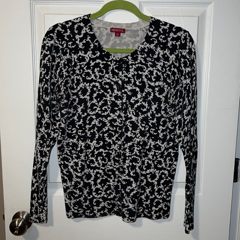 Black and White Cardigan